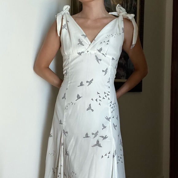 NWT h&m bird print dress - Picture 1 of 4